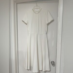 Gal Meets Glam White pearl dress